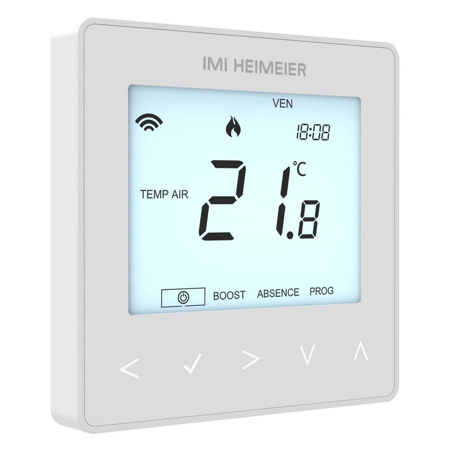 Ruimtethermostaat programmeerbaar neoStat V2 wit inbouw 230V (min.diepte =35mm)