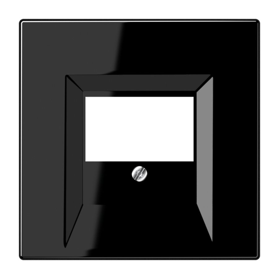 Afdekking zwart v. speaker aansl. LS990