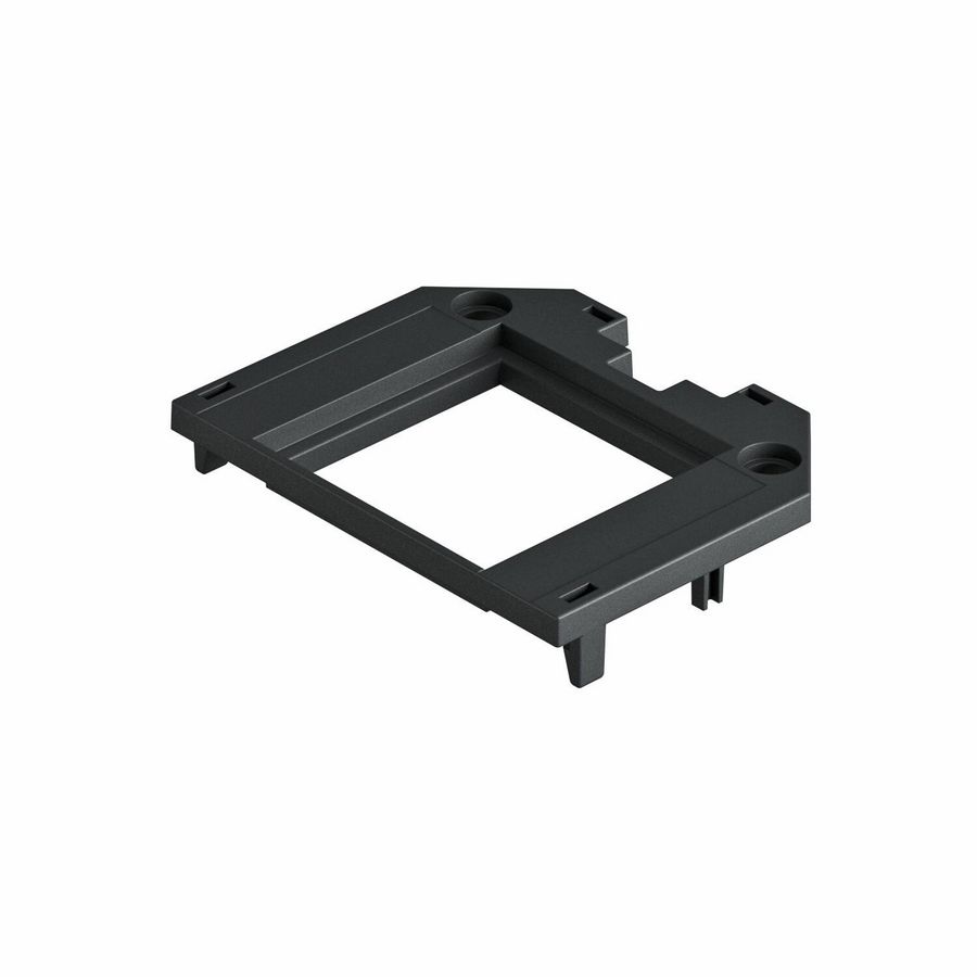 Afdekplaat voor UT3 en UT4 1 Modul45 61x76x4 zwart VVE=10