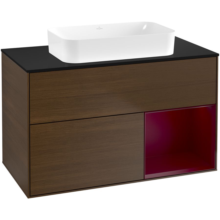 Wastafelonderkast Finion 1000x603x501mm W.Veneer G662HBGN