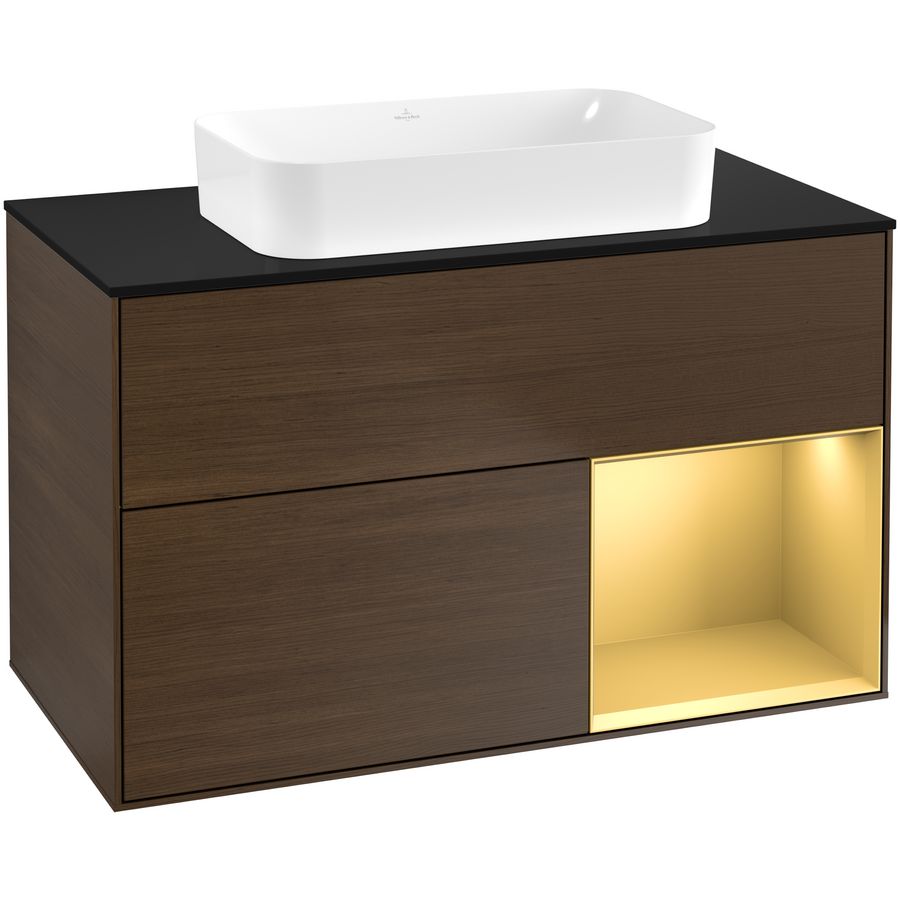 Wastafelonderkast Finion 1000x603x501mm W.Veneer G662HFGN