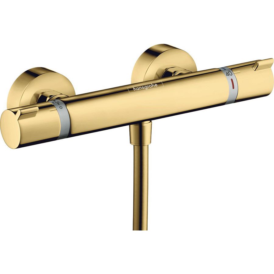 Ecostat Comfort douchethermostaat polished gold optic hoh 150mm incl. S-koppelingen
