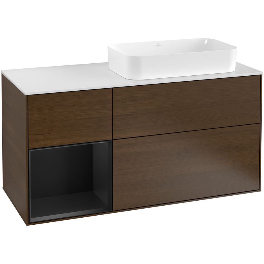 Wastafelonderkast Finion 1200x603x501mm W.Veneer G271PDGN