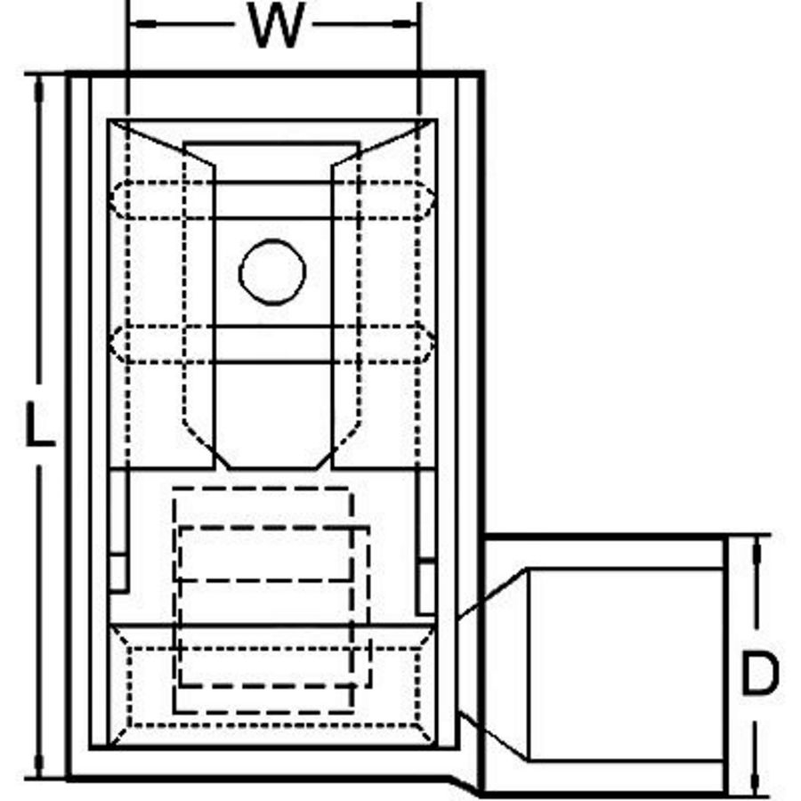 Kist a 100st. geisoleerde vlakstekerhuls 6,3mm 0,5-1,5mm²