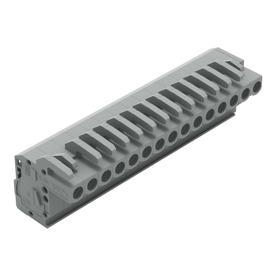 1-draads FE steker HA 2,5mm² grijs 232-115/026-000 VVE=25