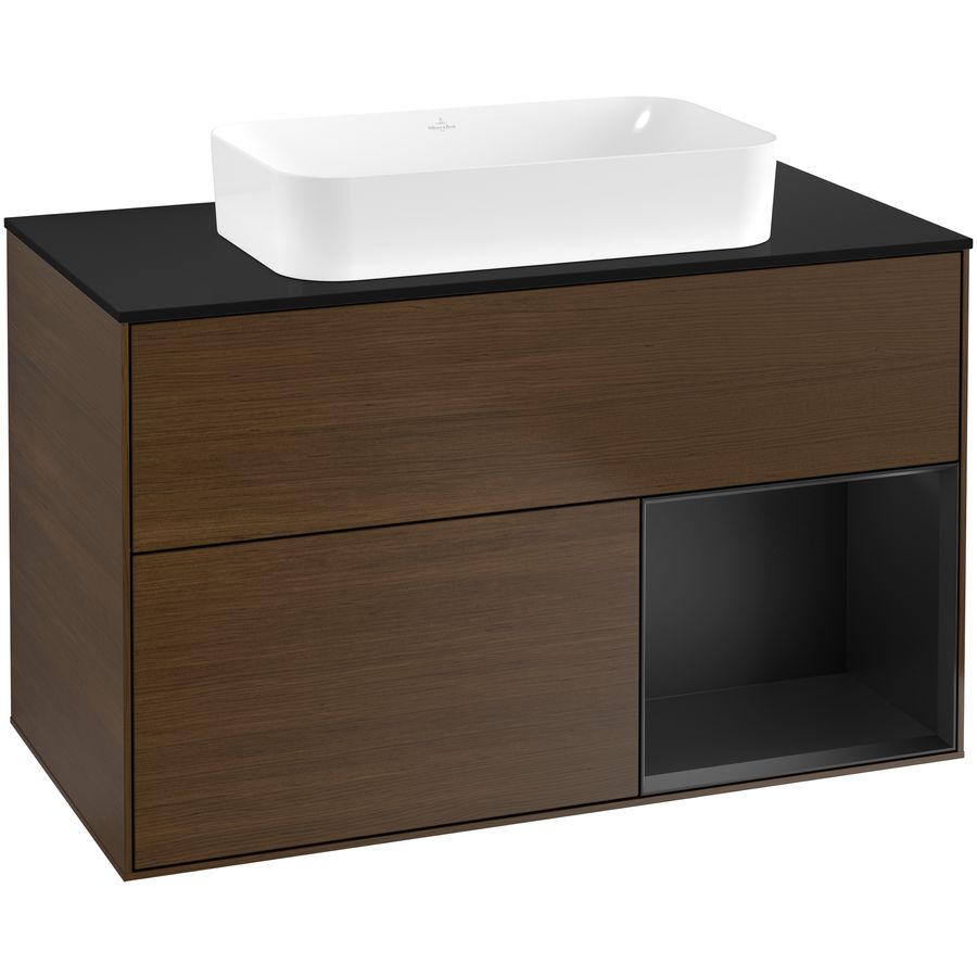 Wastafelonderkast Finion 1000x603x501mm W.Veneer G662PDGN