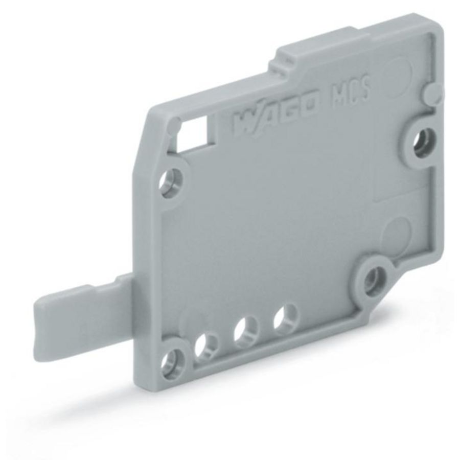 Eindplaat 1,5 mm dik grijs VVE=100