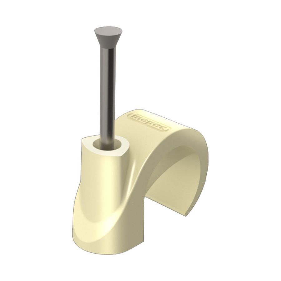 Doos a 100st. Spijkerclip 16/19mm creme