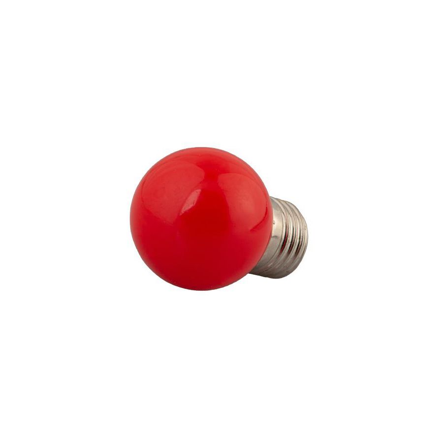 LED-Lamp P45 1W pc kap rood