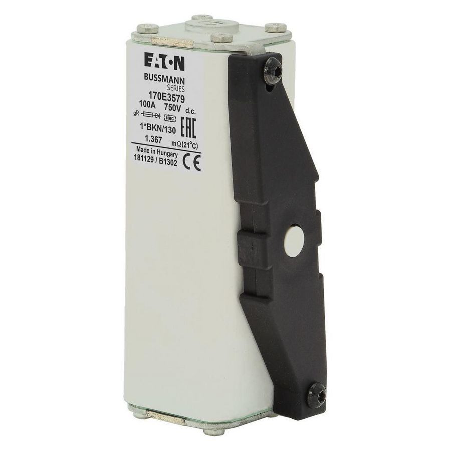 Zekering hoge snelheid 100A DC 750V 100kA compact 1 gR VVE=5