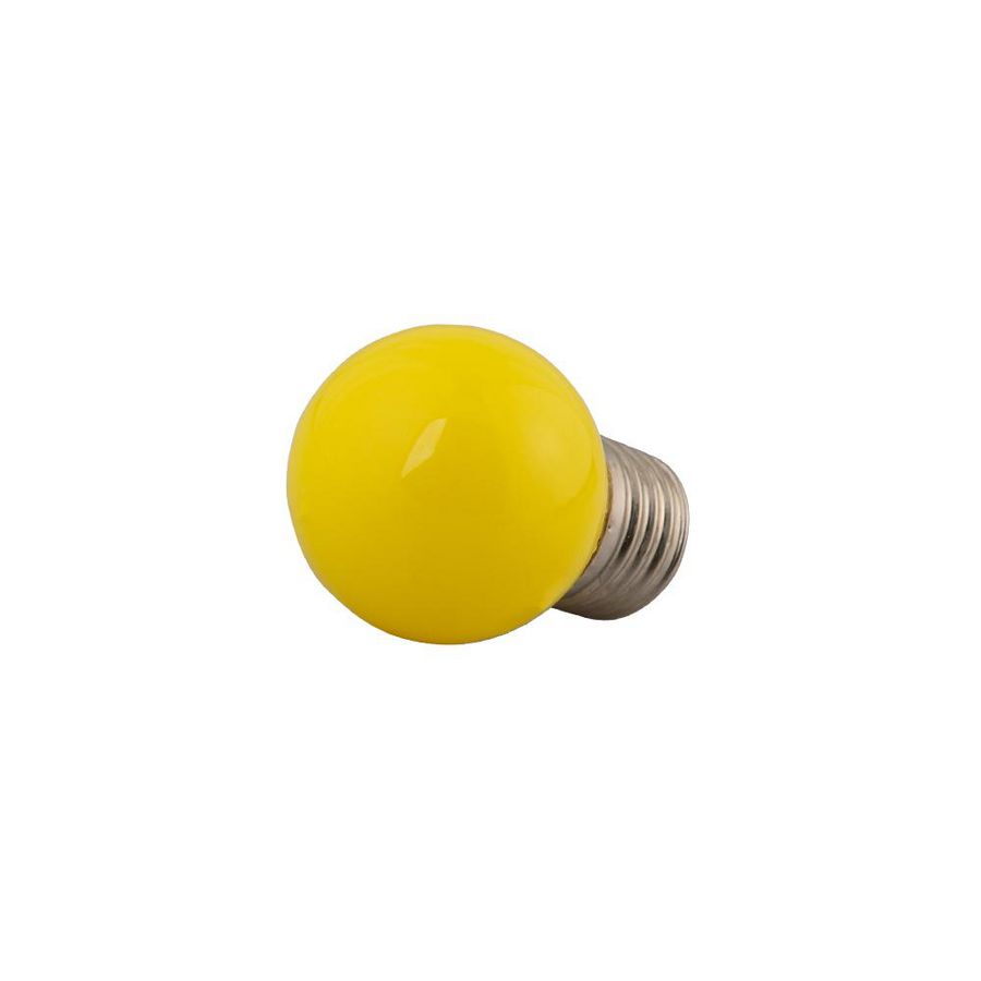 LED-Lamp P45 1W pc kap geel