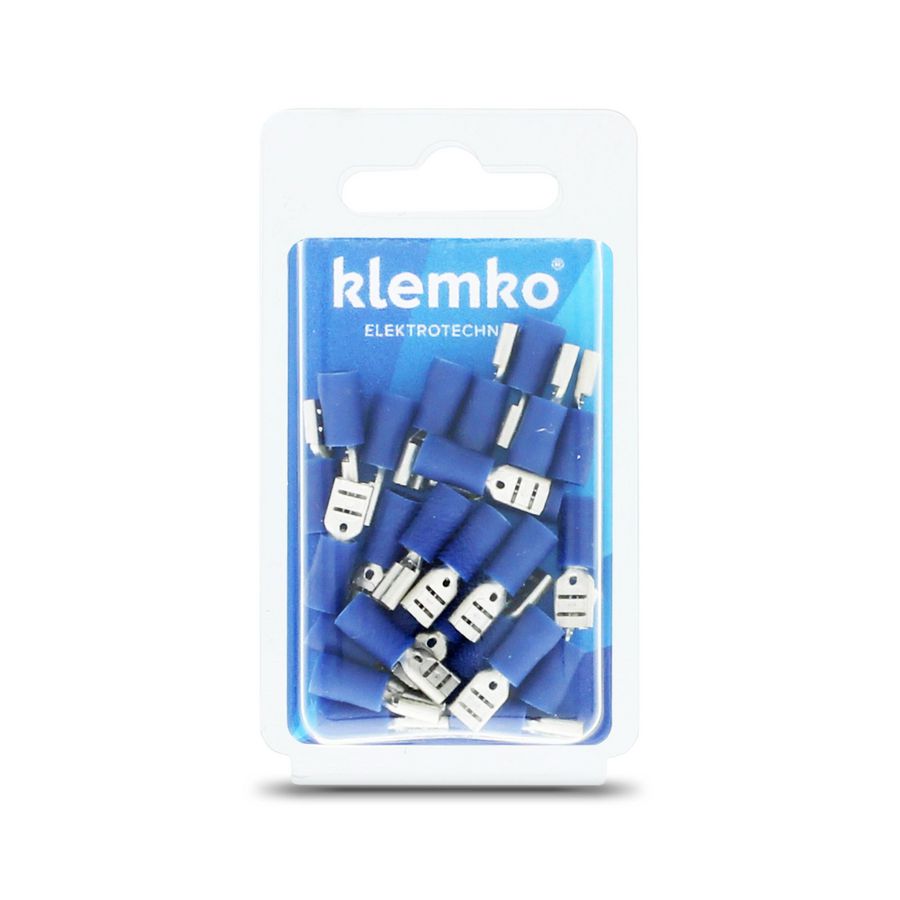 Blister a 25st. geisoleerde vlakstekerh 4,8x0,8mm 1,5-2,5mm²