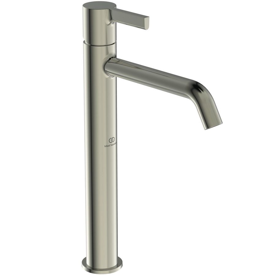 Joy verhoogde wastafelmengkraan 5l/min. zonder waste silver storm (rvs look)