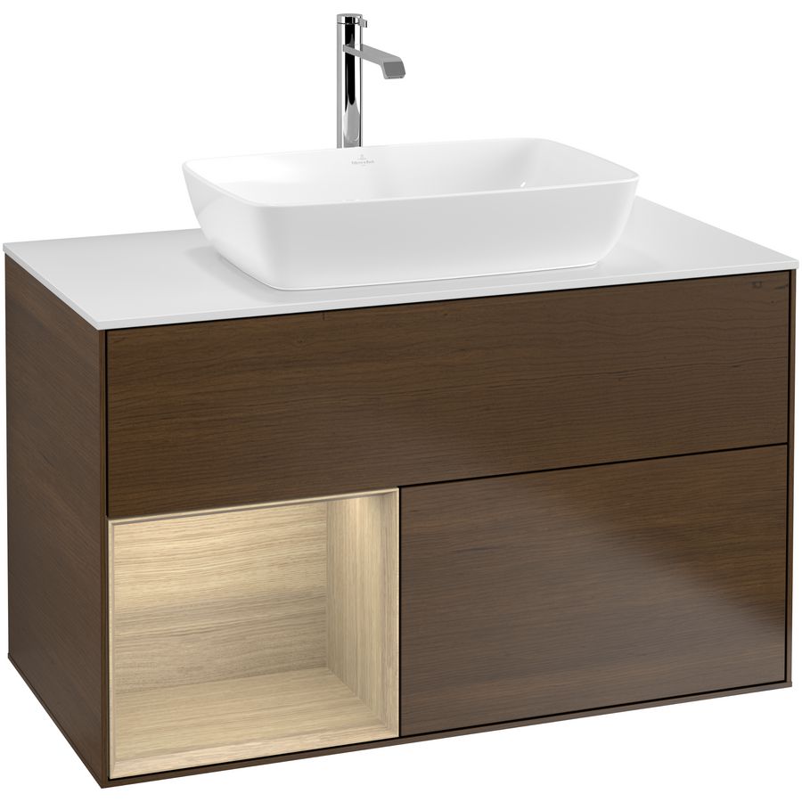 Wastafelonderkast Finion 1000x603x501mm W.Veneer G771PCGN