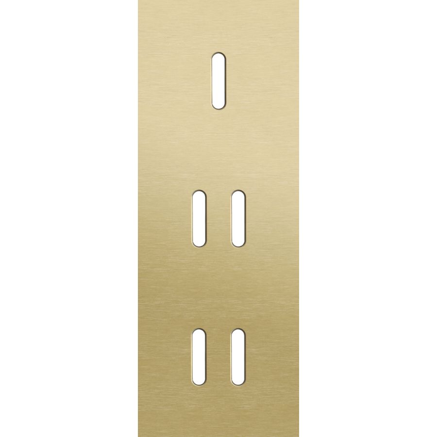 Afdekplaat 3-voud vertic. 71mm centerafst 227-56953