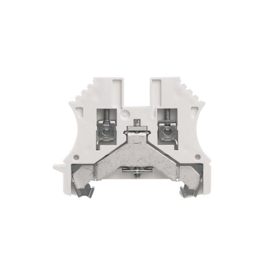 Aardklem PE schoefaansl. wit 2.5mm² 800V connec VVE=100
