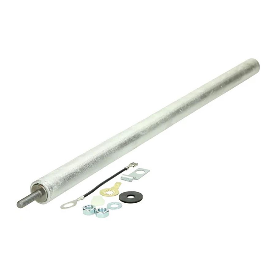 Magnesium-anode ter bescherming van de opslagtank van de WHP