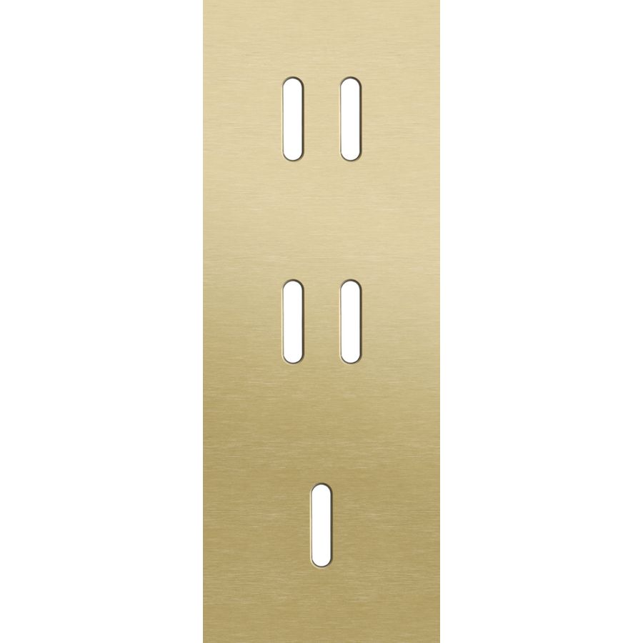 Afdekplaat 3-voud vertic. 71mm centerafst 227-56954