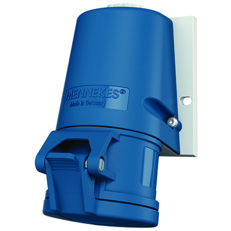 Wandcontactdoos 16A 4-polig  9H 230V IP44 TwinCONTACT