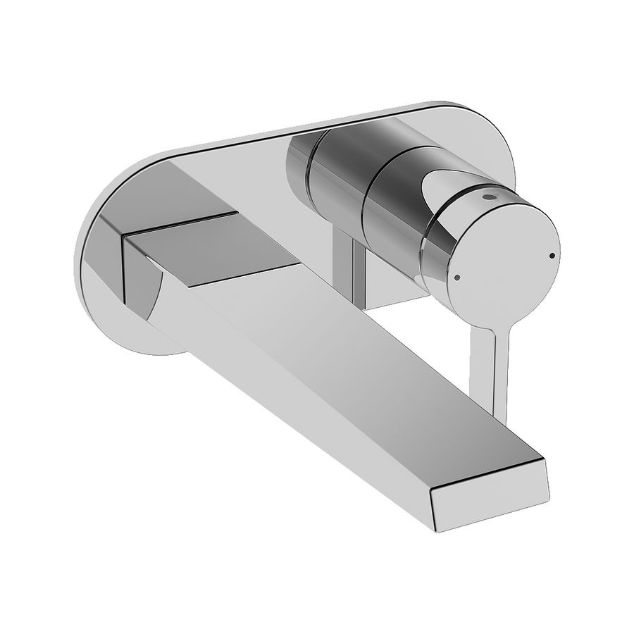 Wandafbouwset wandmengkraan vaste uitloop Loft