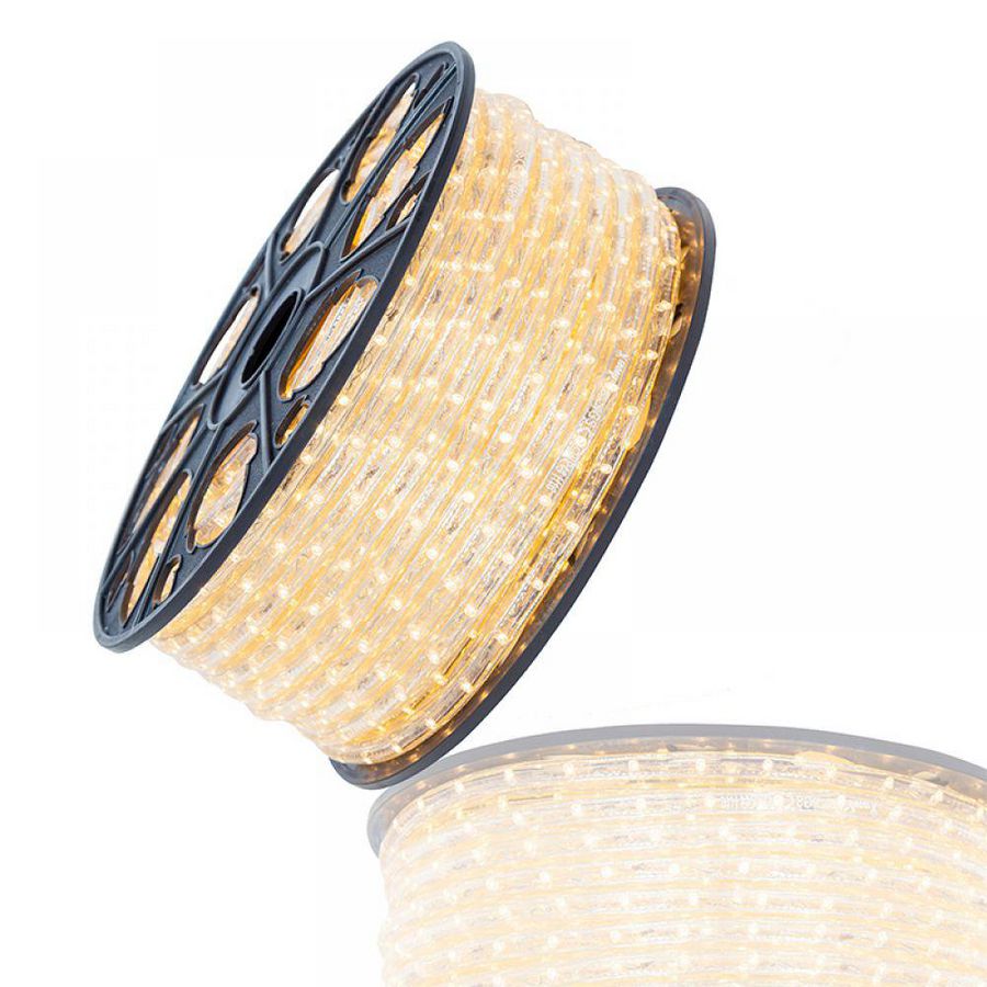 Lichtslang LED 13mm 230V 36 LED/mtr. 3000K WW L=51mtr.