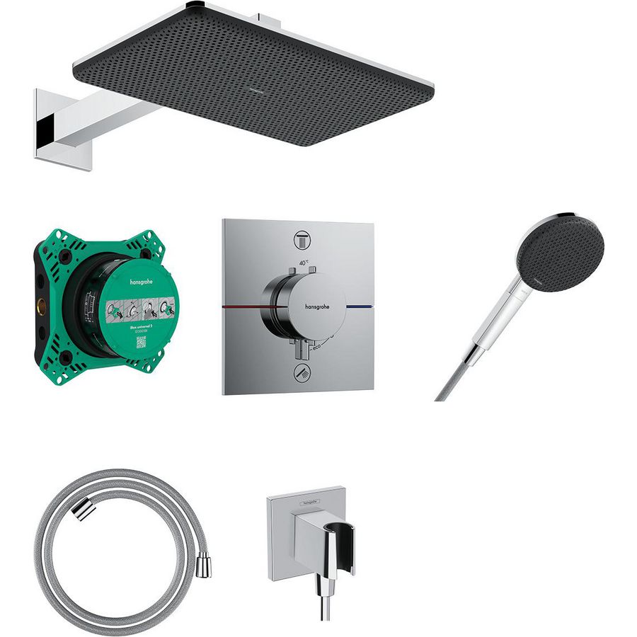 ShowerSet 210/340 1 straalsoort thermostaat inb Raindance Alive Q chroom