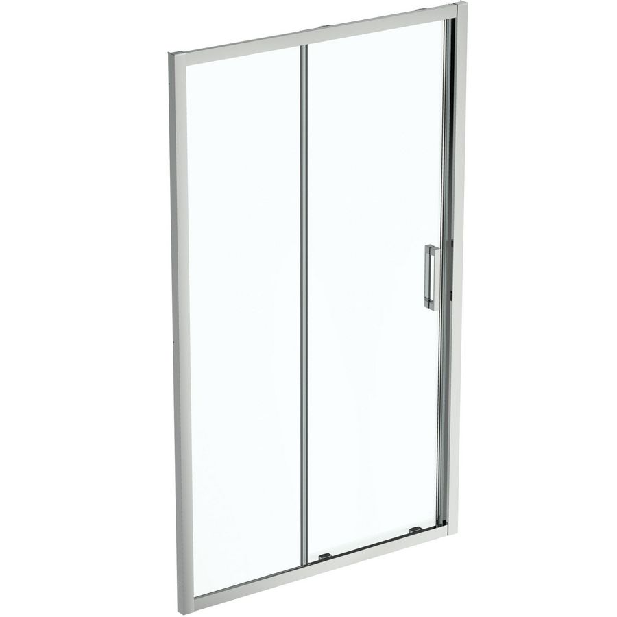 Schuifdeur Connect 2 2-delig 1200x1955mm omkeerbaar zilver