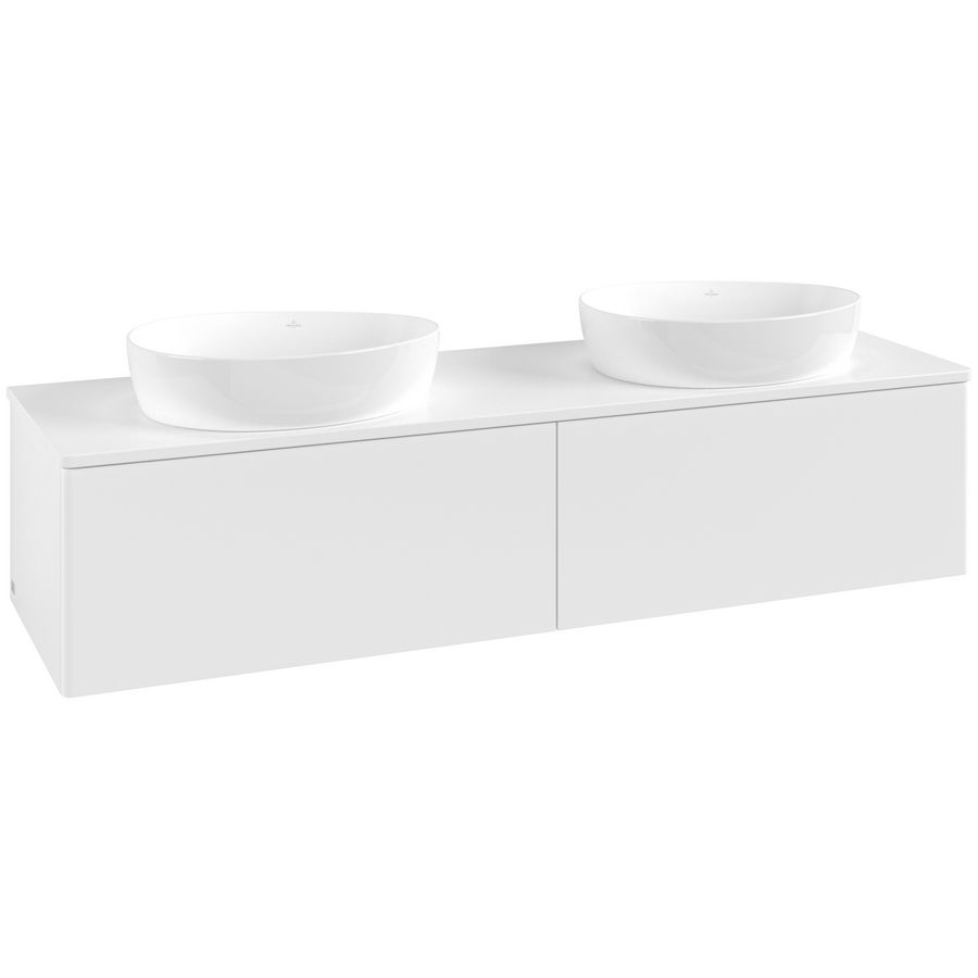 Wastafelonderkast Antao 1600x360x500mm White Matt Lacquer L39010MT