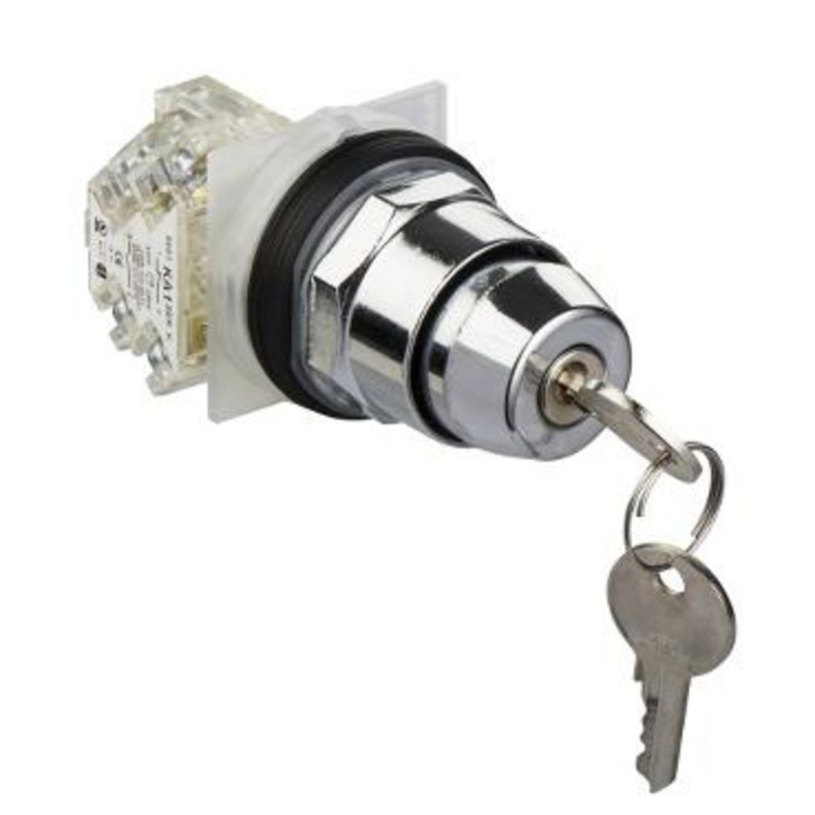 Keuzeschakelaar Hendel 30mm 2 standen 600V AC Harmony 9001K