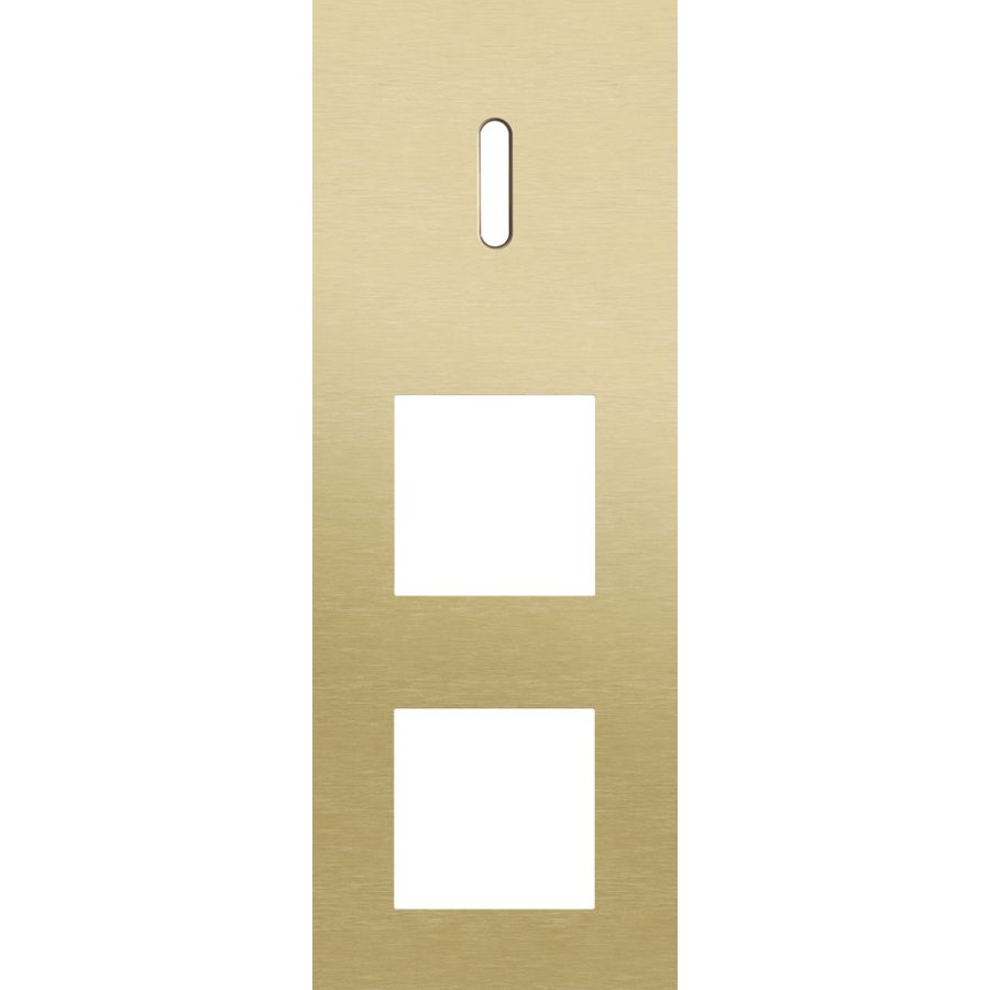 Afdekplaat 3-voud vertic. 71mm centerafst 227-56955