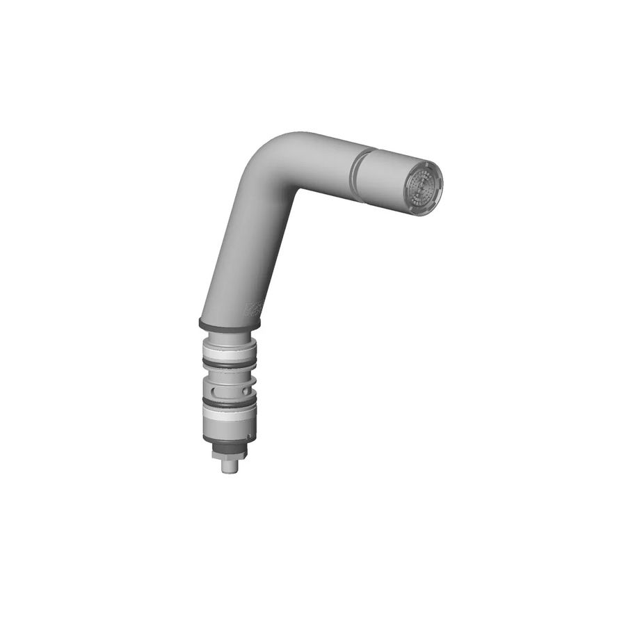 Uitloop 143x172x35mm Dark Platinum gebors.