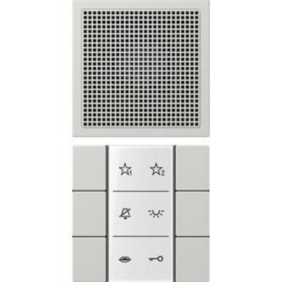 Audio binnenstation modulair LS lichtgrijs