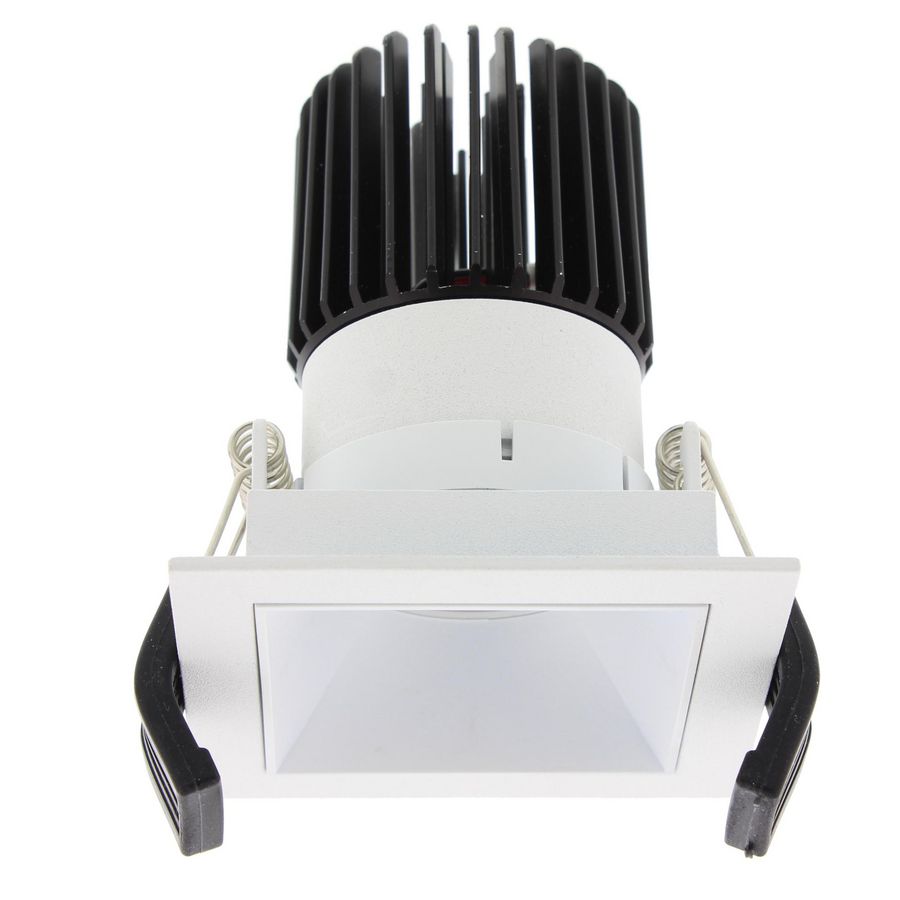 LED spot 13W 350mA 1150 lumen 3000K vierkant 82mm Boreano