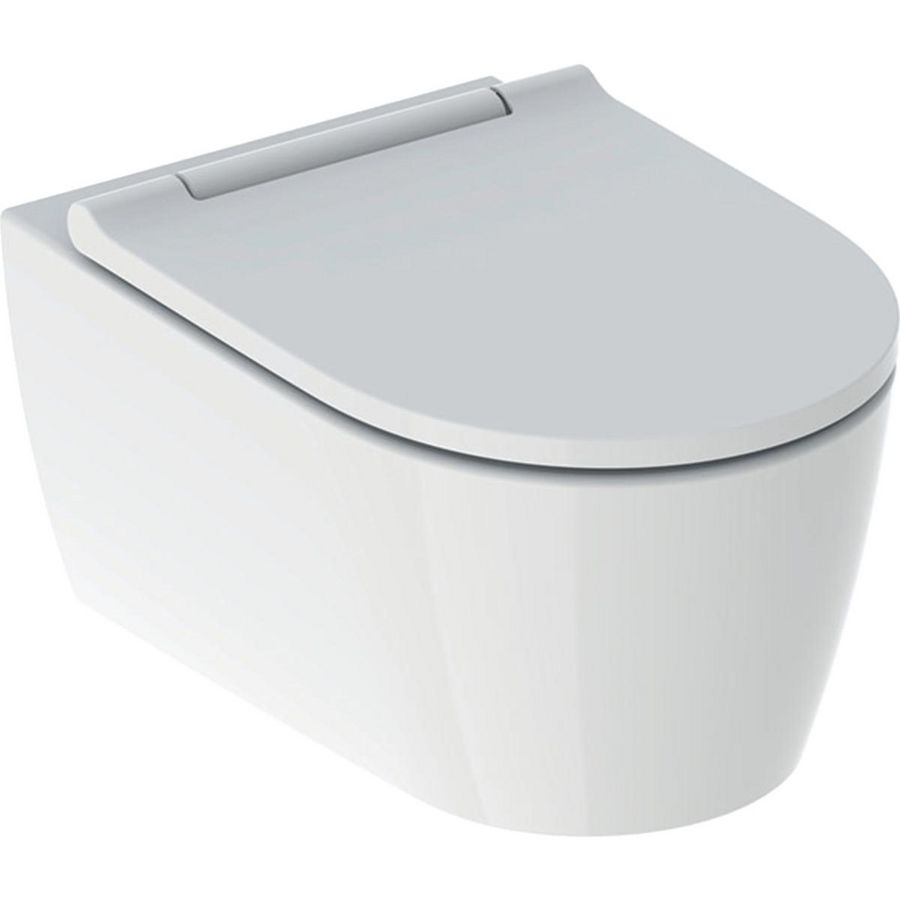 Wandcloset combipack ONE diepspoel 540mm TurboFlush wit mat / afdekkap wit incl. zitting softclose EFF3 bevestiging