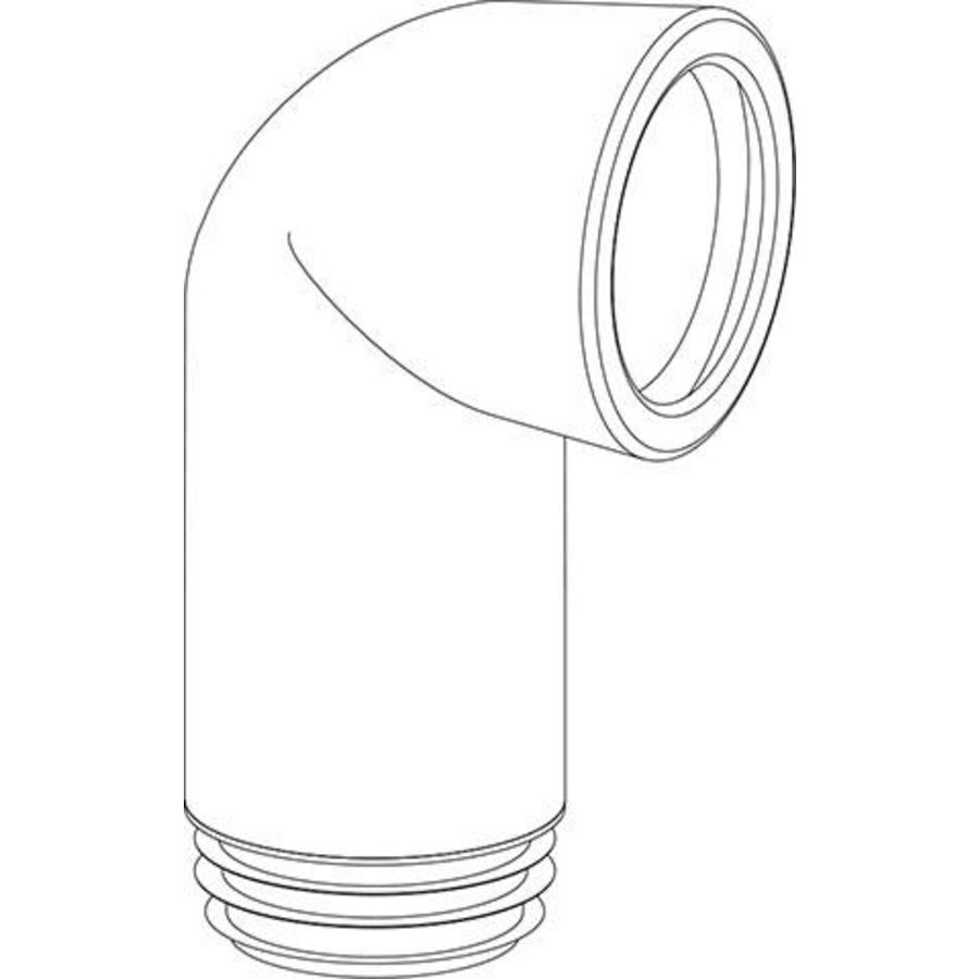 Closetafvoerbocht 302C/180mm asl.100mm buis
