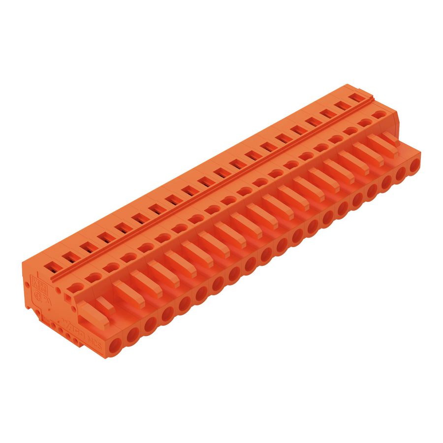 1-draads FE steker 2,5 mm² oranje 231-320/026-000 VVE=10