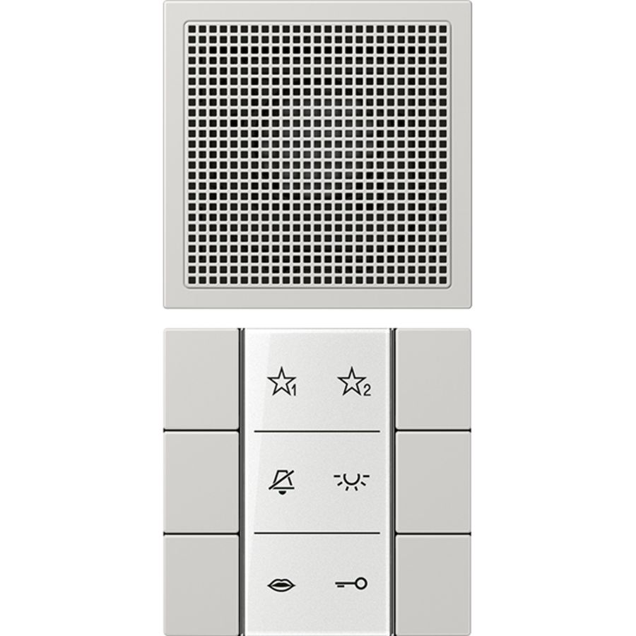 Audio binnenstation modulair LS lichtgrijs