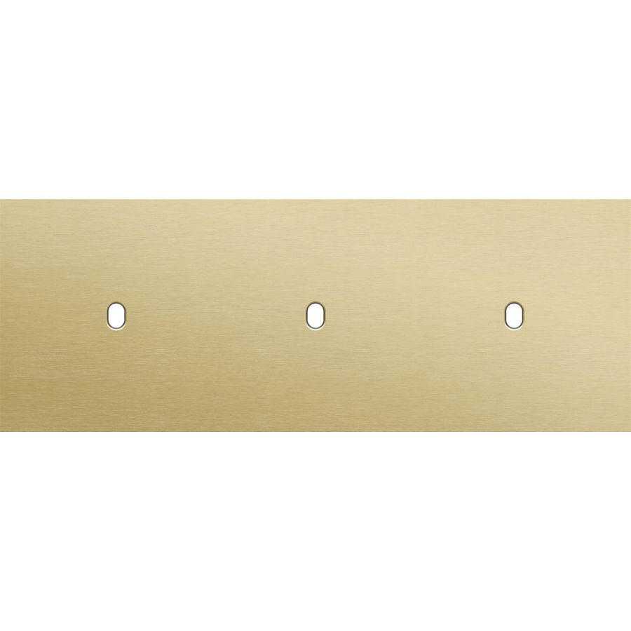 Afdekplaat 3-voud horiz. 71mm centerafst. 227-57701