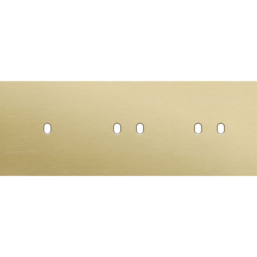 Afdekplaat 3-voud horiz. 71mm centerafst. 227-57703