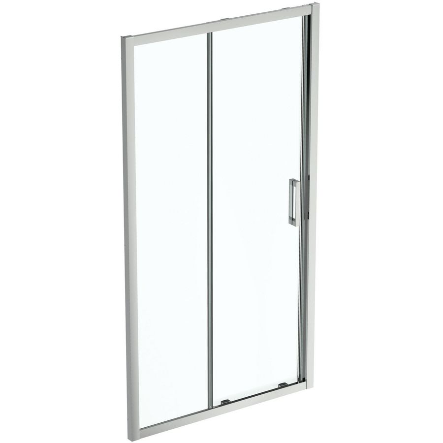 Schuifdeur Connect 2 2-delig 1100x1955mm omkeerbaar zilver