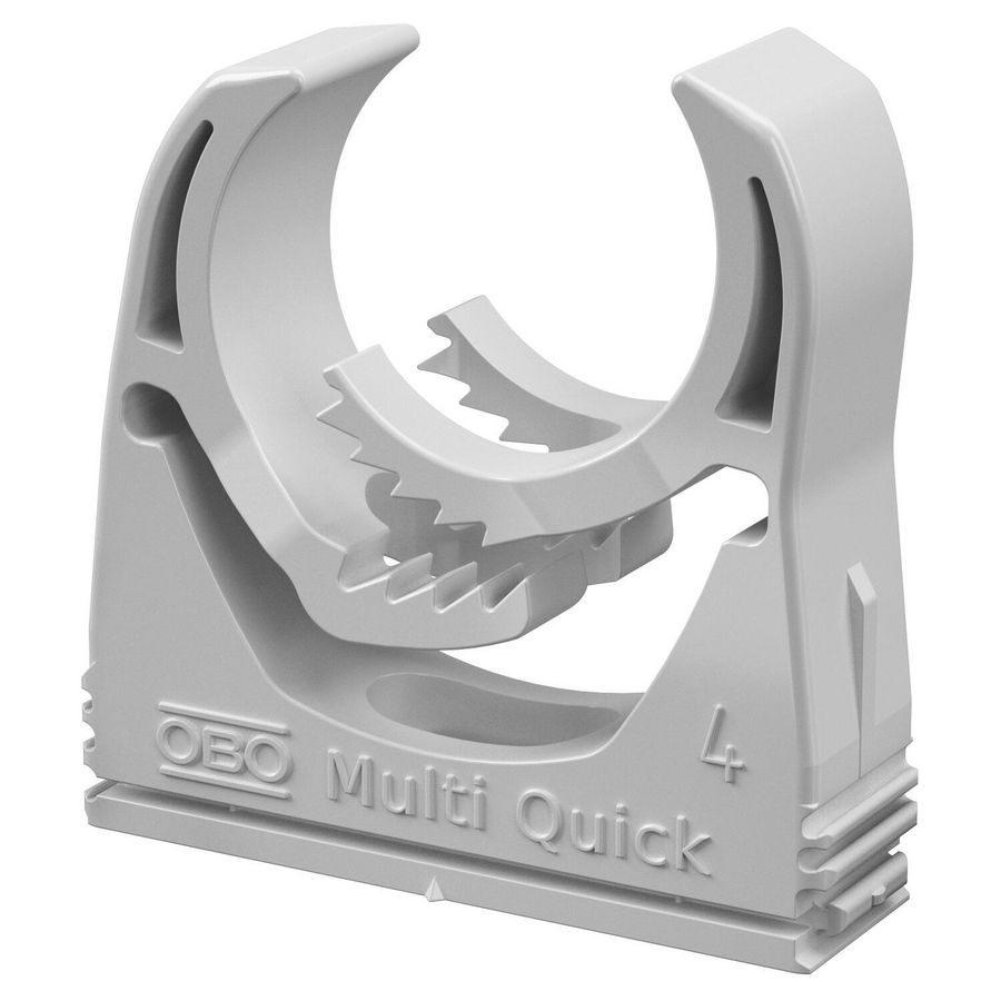 Kabelbuisklem Multi-Q koppelbaar 31-37mm Polyamide lichtgrijs RAL7035 VVE=25