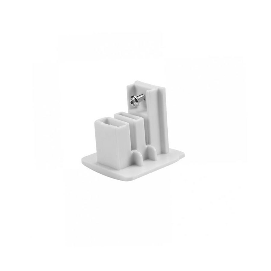 Eindkap voor 3-fase rails wit