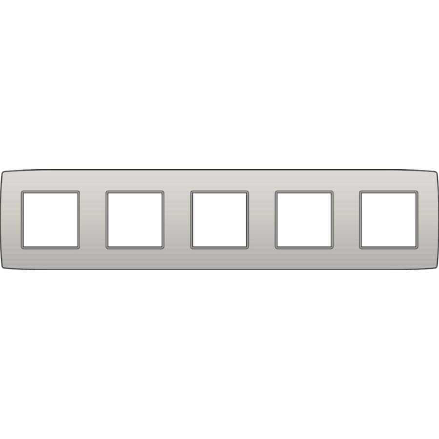 Vijfvoudige afdekplaat hoh 71mm Original light grey