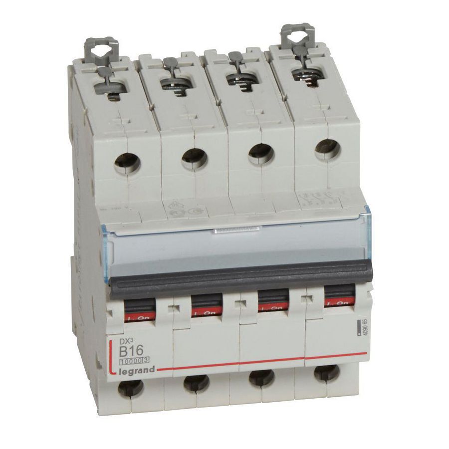 Installatieautomaat MCB DX³ 4-polig B-karakteristiek 16A 10000A