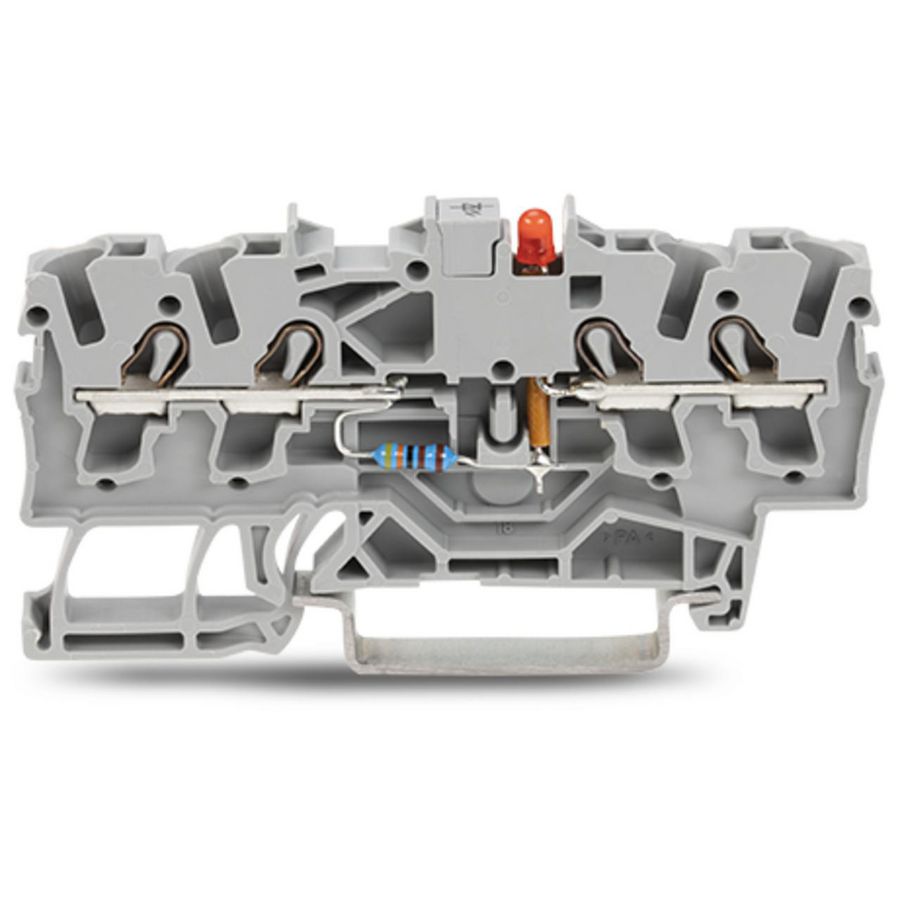 Moduleklem 4-draads LED rood 2002-1421/1000-413 VVE=100