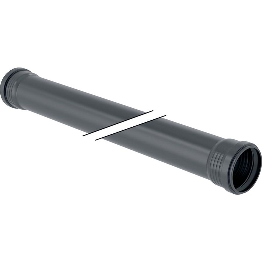 Silent-Pro buis met twee steekmoffen d=Ø110mm, L=100cm VVE=4