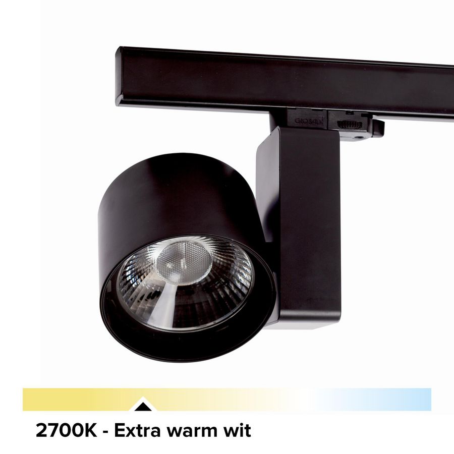 Trackspot B Zwart 33W 3500 lumen 2700K 30gr.