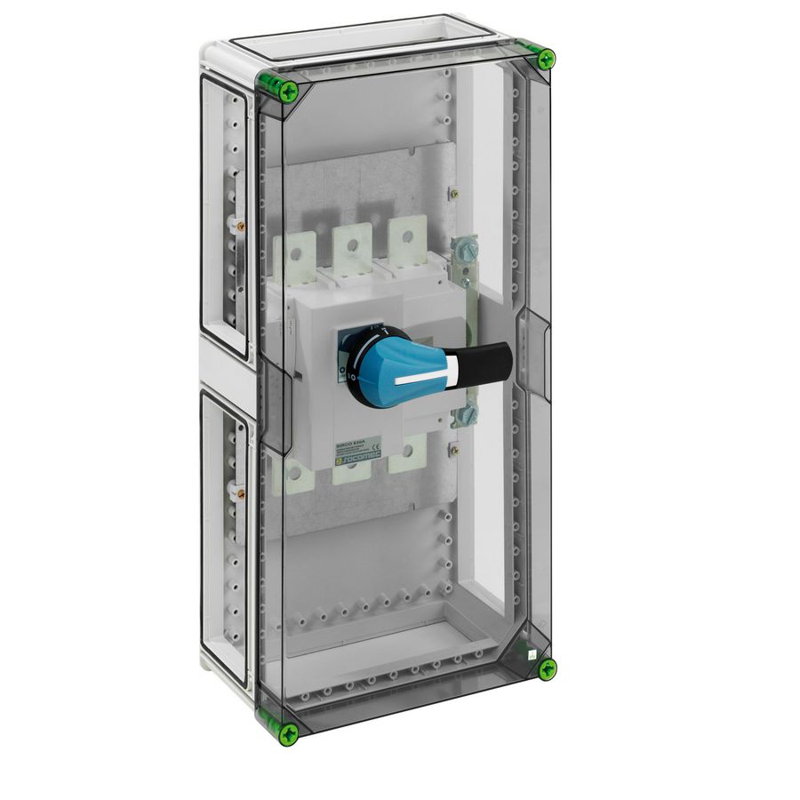 Behuizing met scheidingsschakelaar IP65
