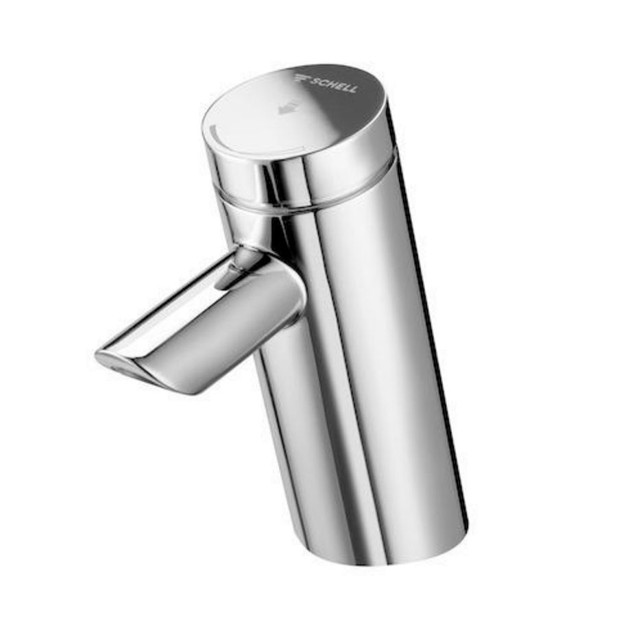 Wastafelmengkraan zelfsluitend PURIS SC-HD-M chroom sprong 107mm Schell