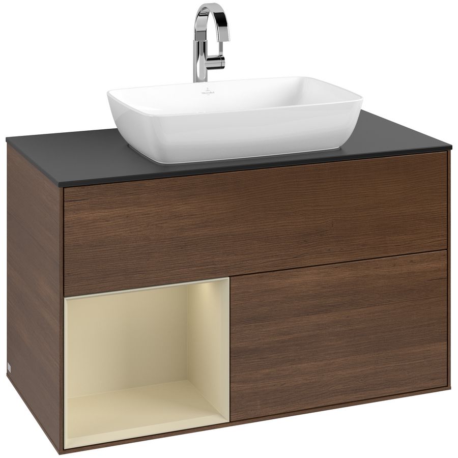 Wastafelonderkast Finion 1000x603x501mm W.Veneer G772HJGN